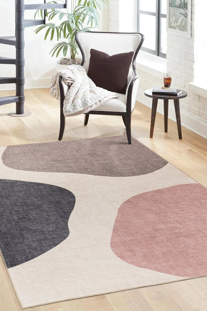 Non-slip washable rugs